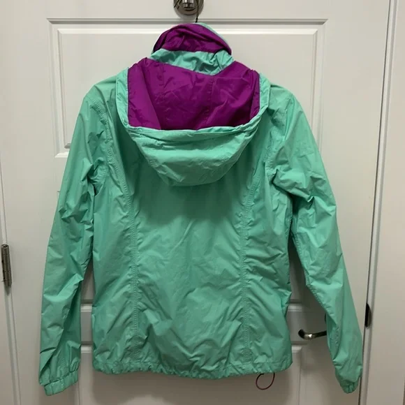 The North Face Green/Purple Hyvent Jacket - Picture 3 of 10